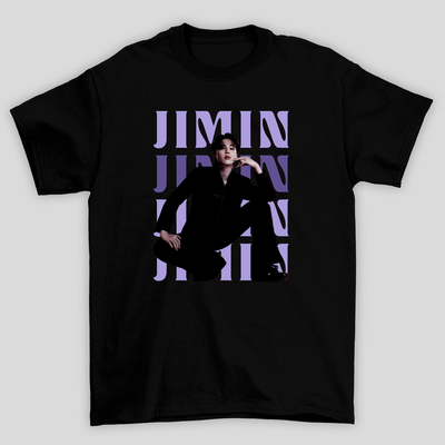 Camiseta Básica Jimin BTS Purple