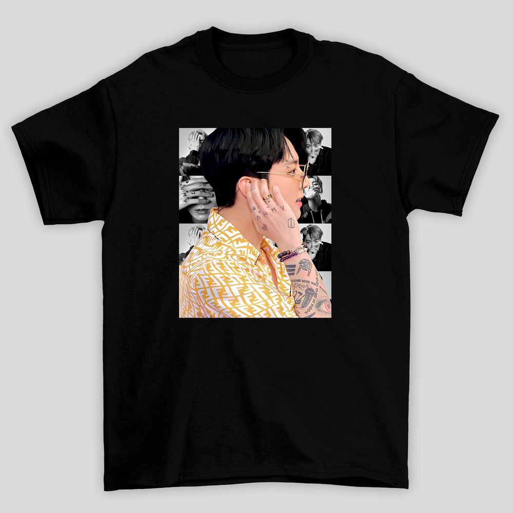 Camiseta Básica Jungkook BTS Collage