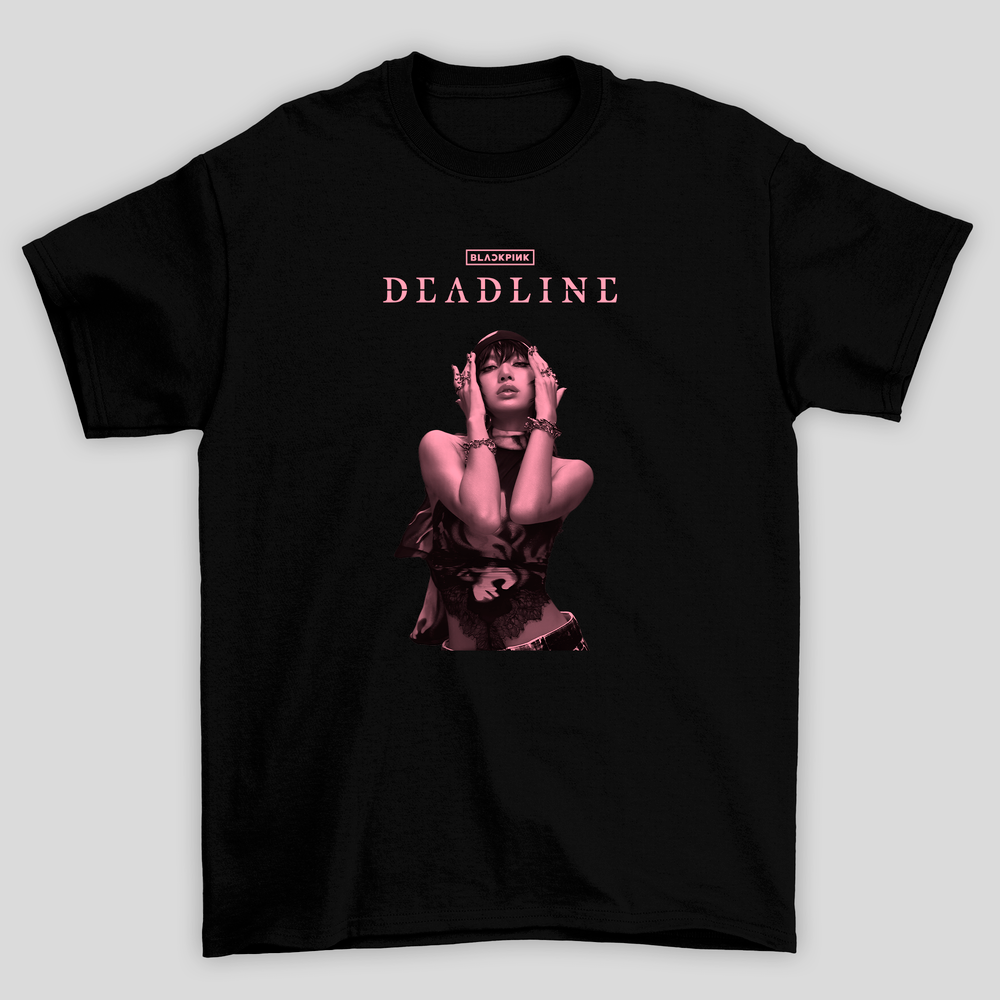 Camiseta Básica Blackpink Deadline Lisa
