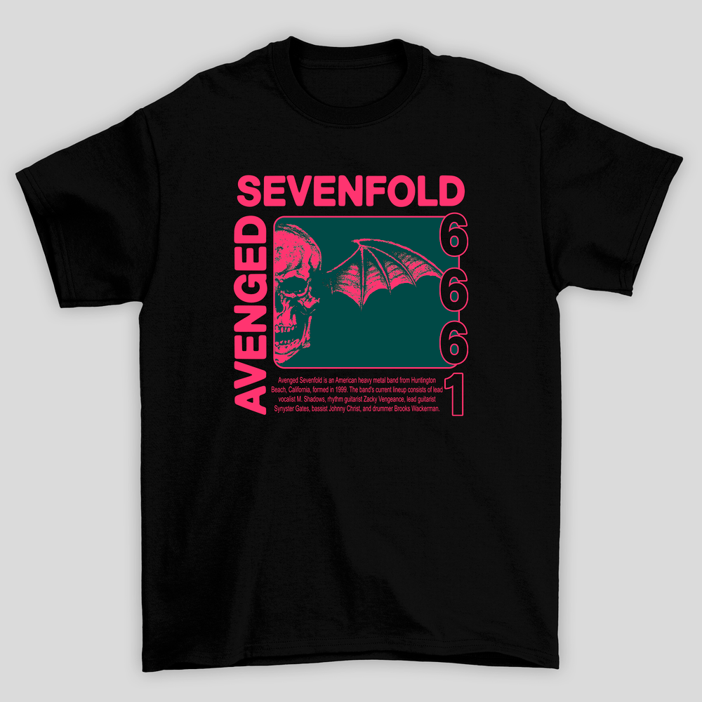 Camiseta Básica Avenged Sevenfold 661