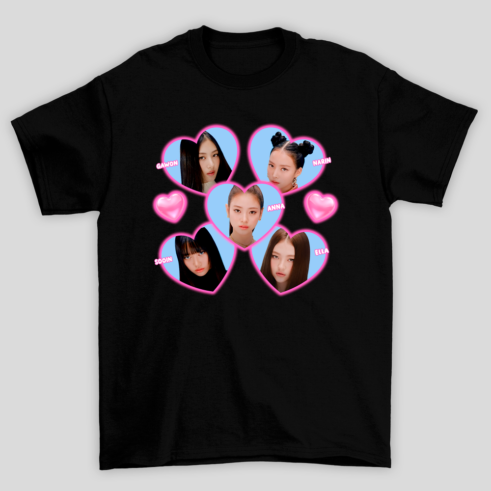 Camiseta Básica Meovv Hearts