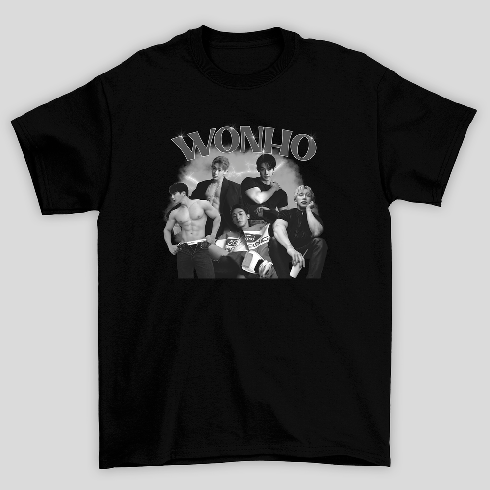 Camiseta Básica Wonho Collage