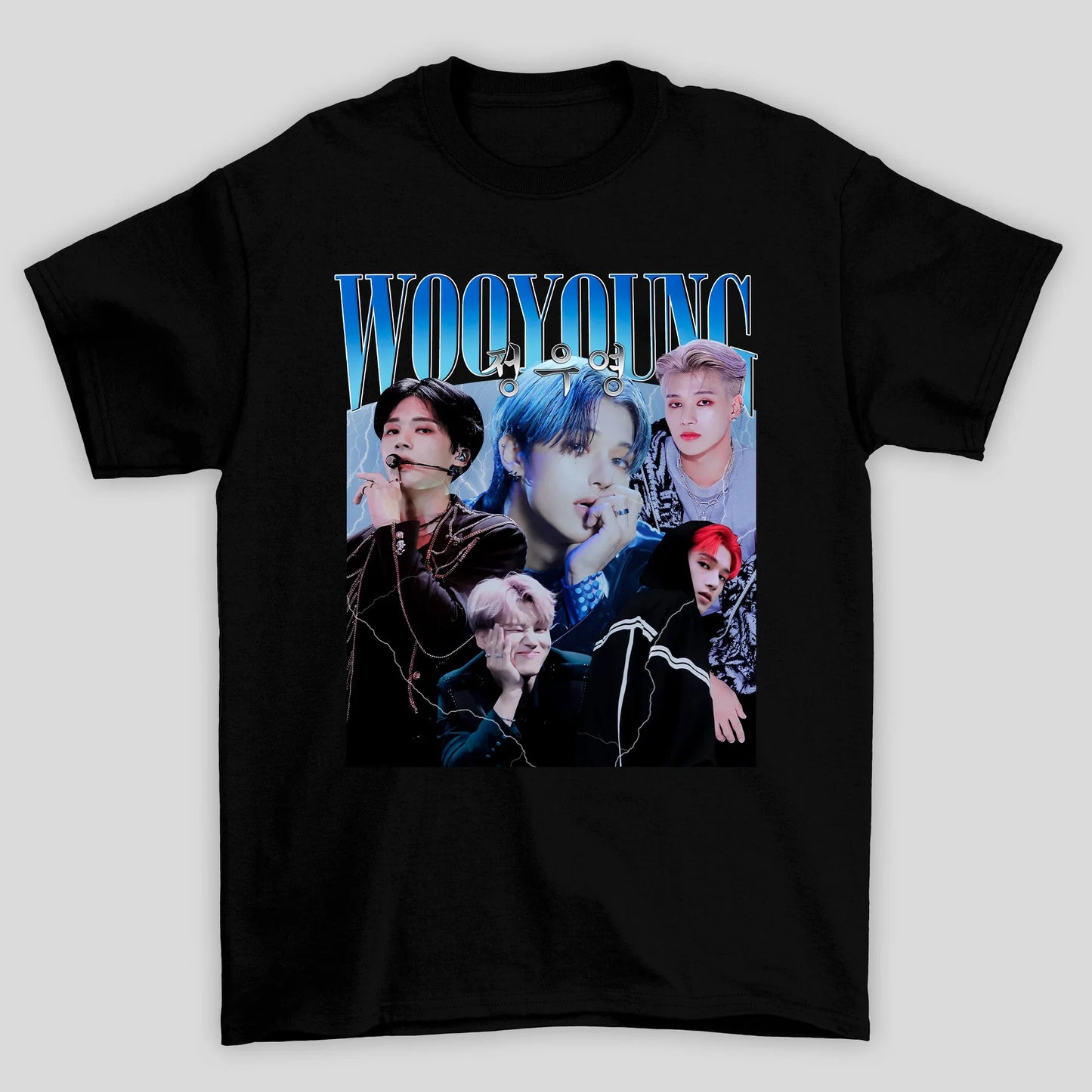 Camiseta Básica Ateez Wooyoung Aesthetic
