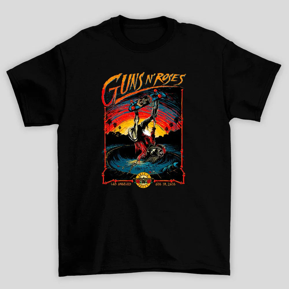 Camiseta Básica Guns N' Roses Slash 80s 90s