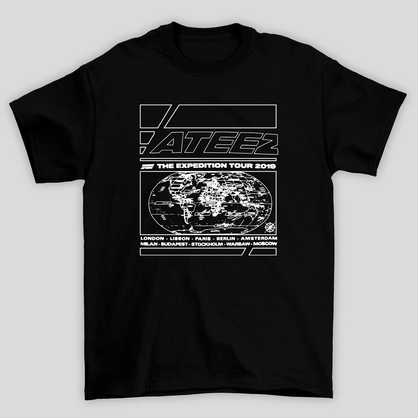 Camiseta Básica Ateez Expedition Tour