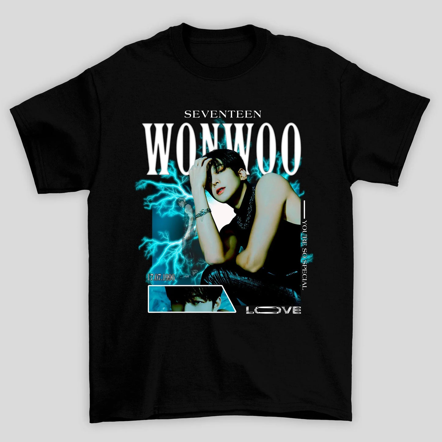 Camiseta Básica Seventeen Wonwoo