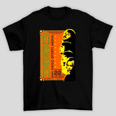 Camiseta Básica Abba Poster San Diego Sports Arena