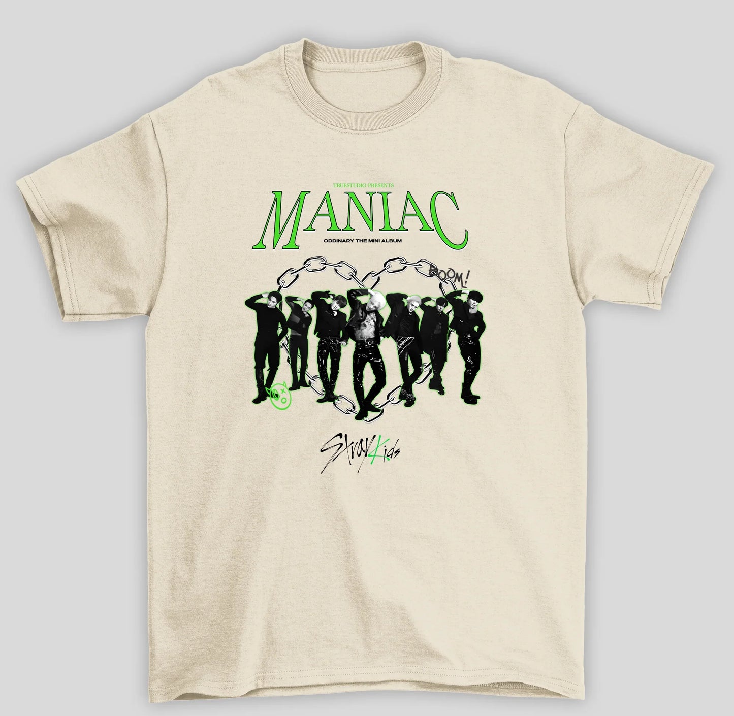 Camiseta Básica Stray Kids Maniac