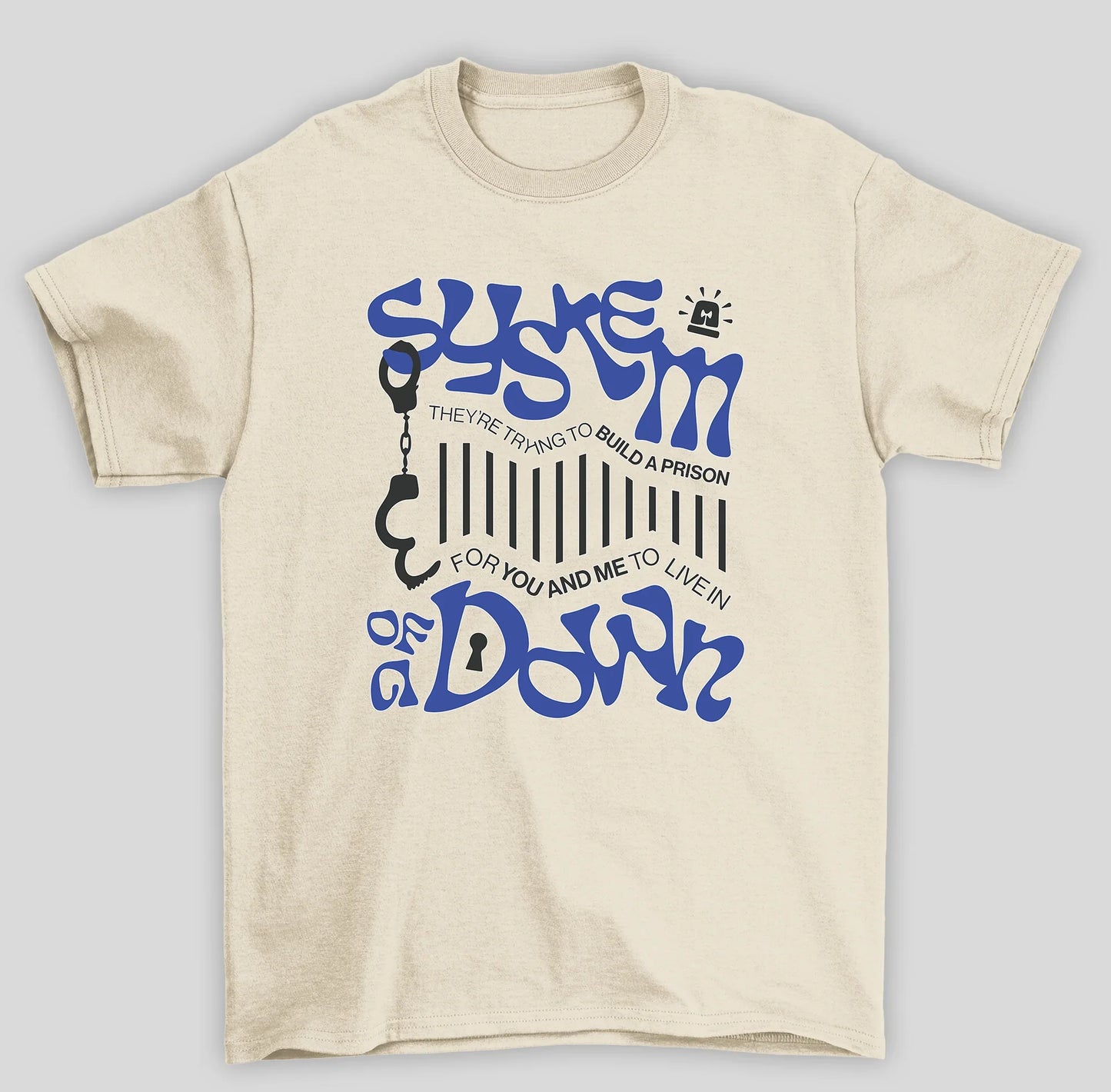 Camiseta Básica System Of A Down Build A Prison