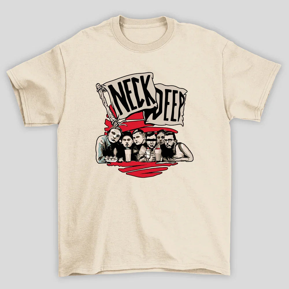 Camiseta Básica Neck Deep Flag