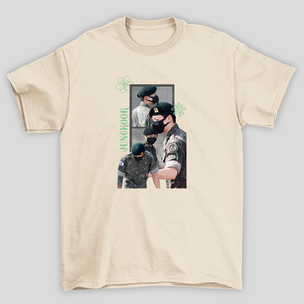 Camiseta Básica Jungkook BTS ARMY