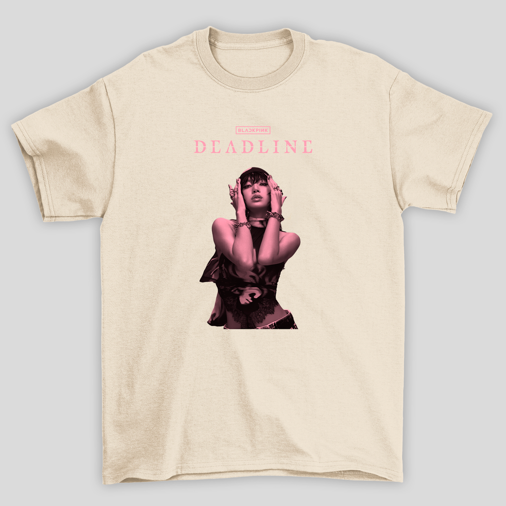 Camiseta Básica Blackpink Deadline Lisa