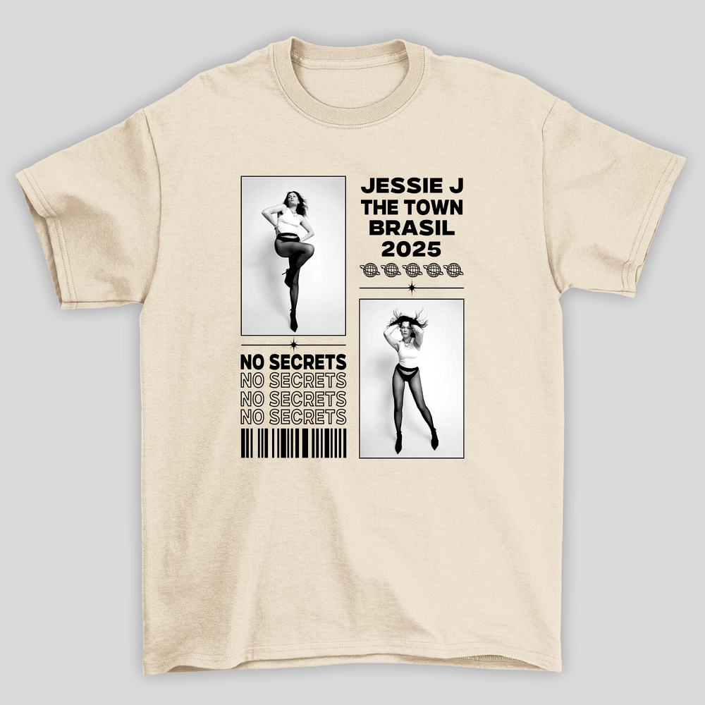 Camiseta Básica Jessie J. The Town No Secrets