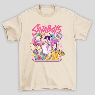 Camiseta Básica Kpop Demon Hunters Saja Boys