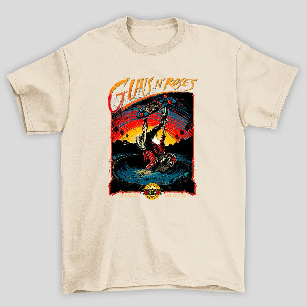Camiseta Básica Guns N' Roses Slash 80s 90s
