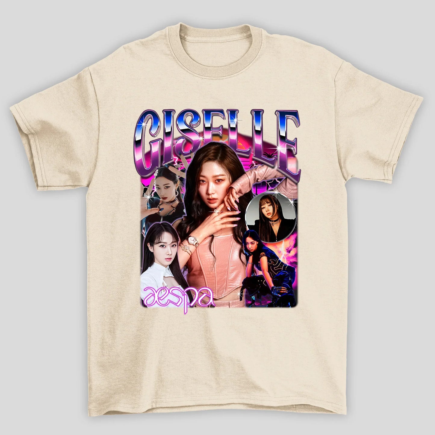 Camiseta Básica Aespa Giselle Vintage