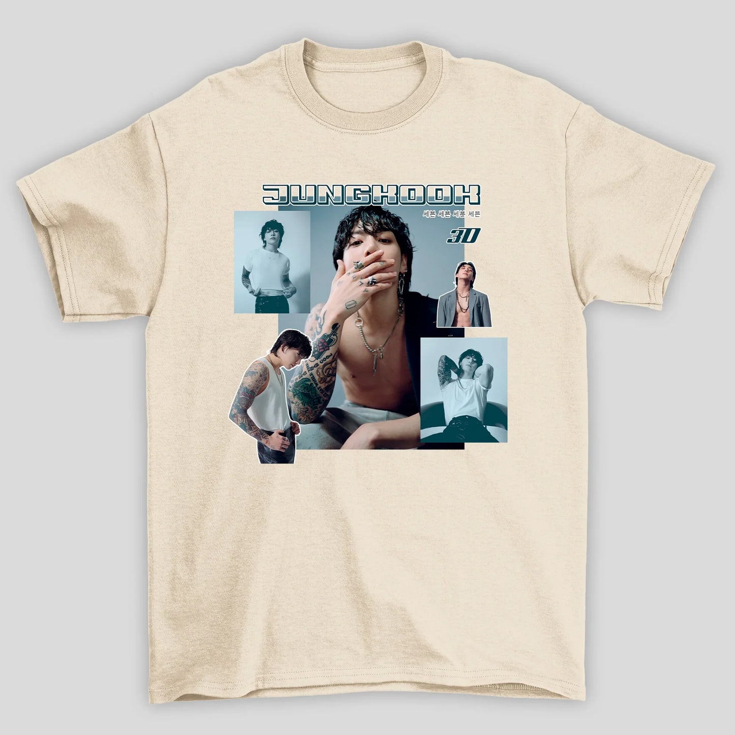 Camiseta Básica BTS Jungkook Style Graphic
