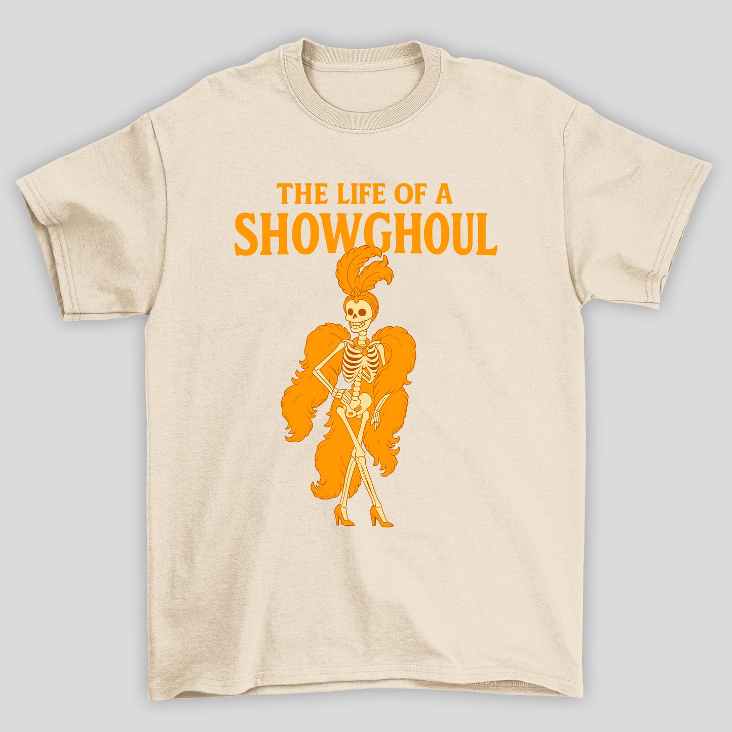 Camiseta Básica Taylor Swift Showghoul Esqueleto Halloween