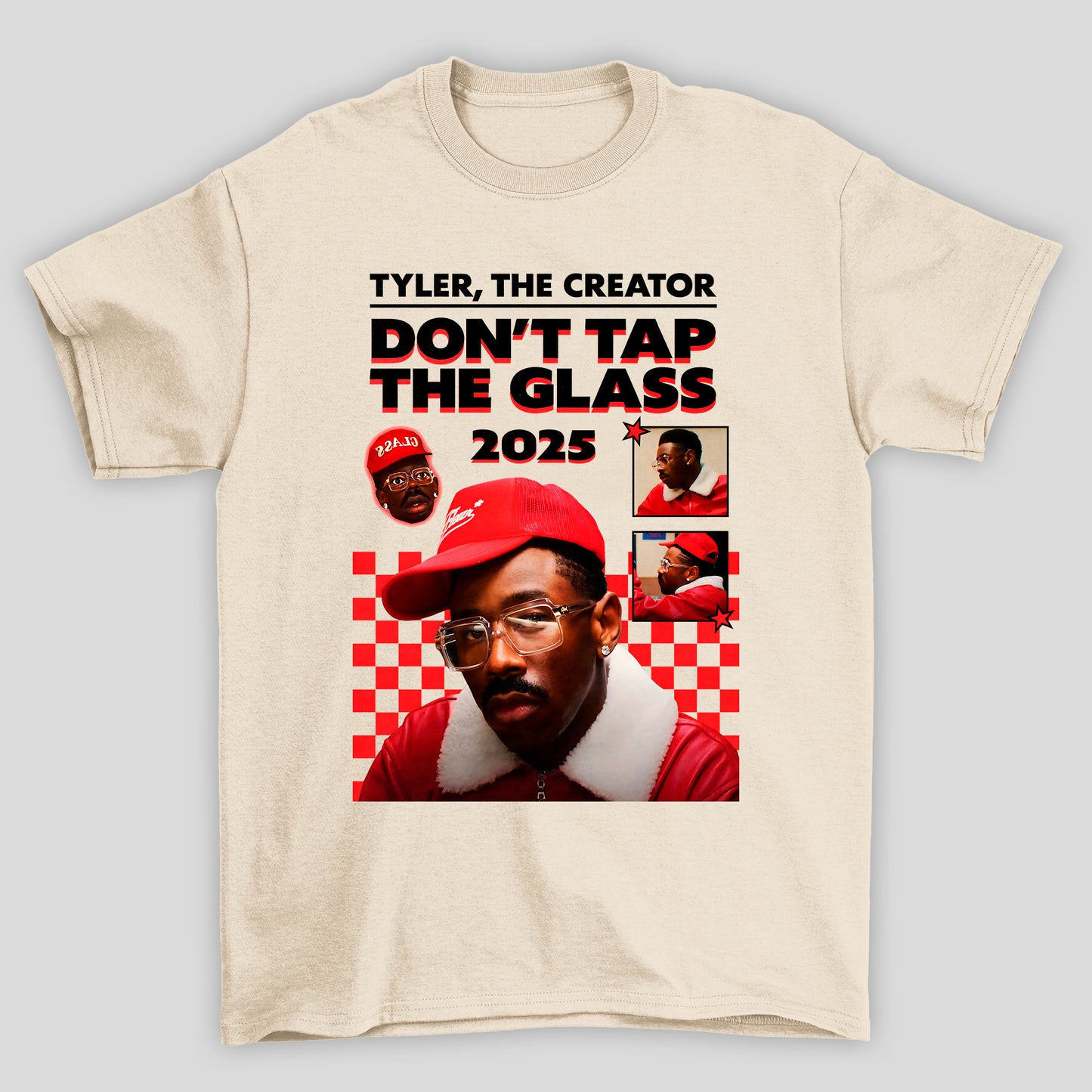 Camiseta Básica Tyler The Creator Don't Tap The Glass 2025