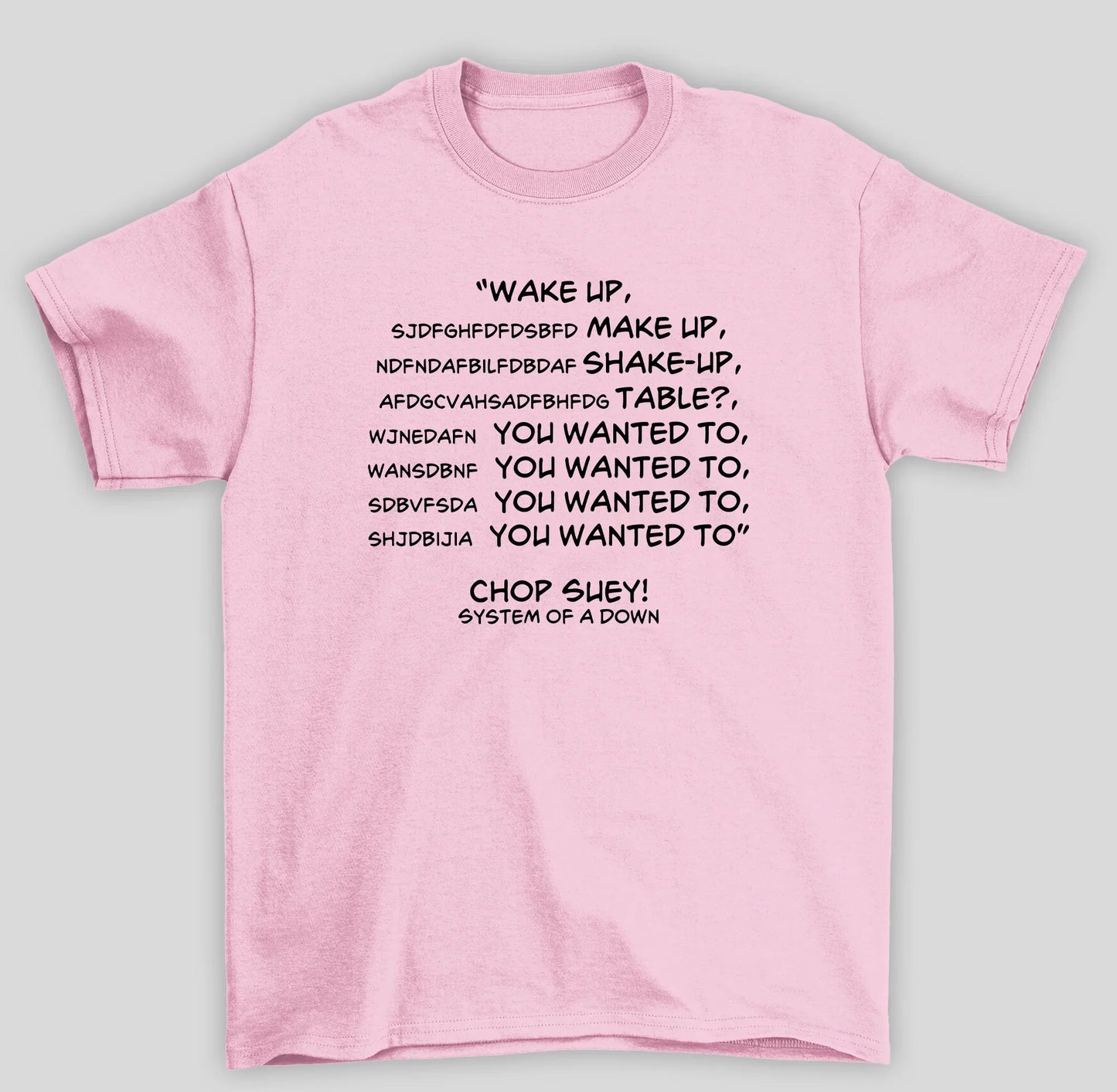 Camiseta Básica System Of A Down Wake Up