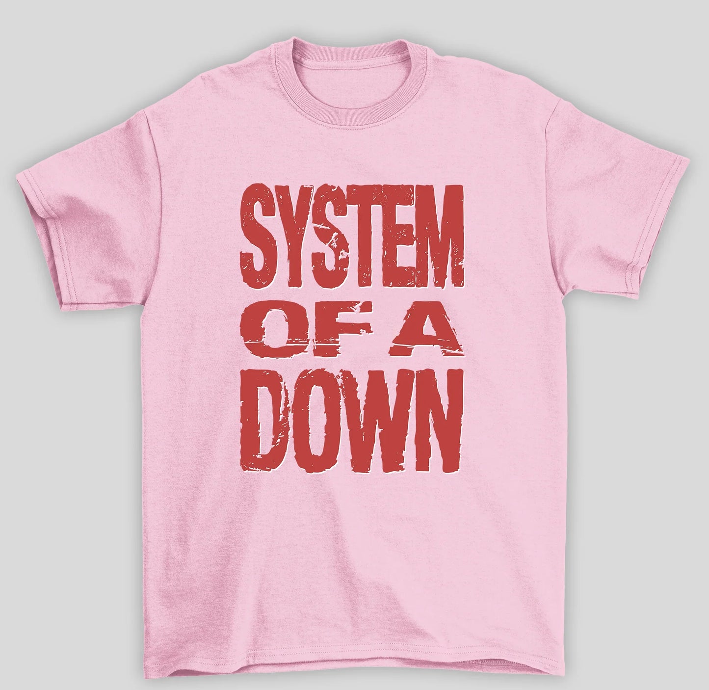 Camiseta Básica System Of A Down Red