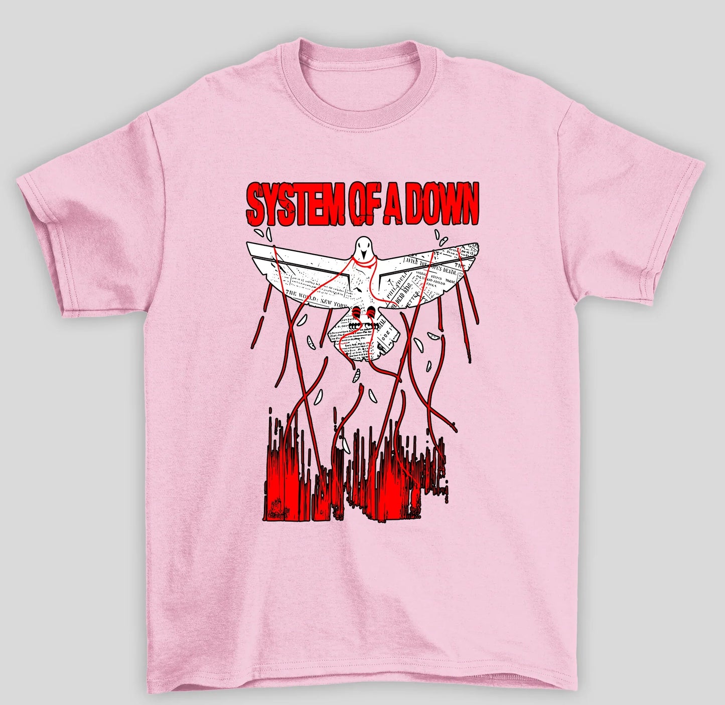 Camiseta Básica System Of A Down Dove