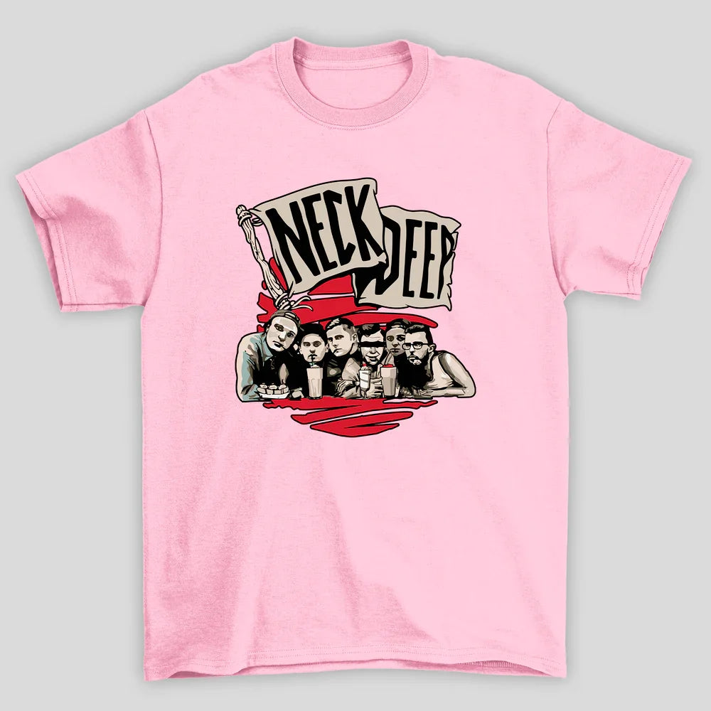 Camiseta Básica Neck Deep Flag