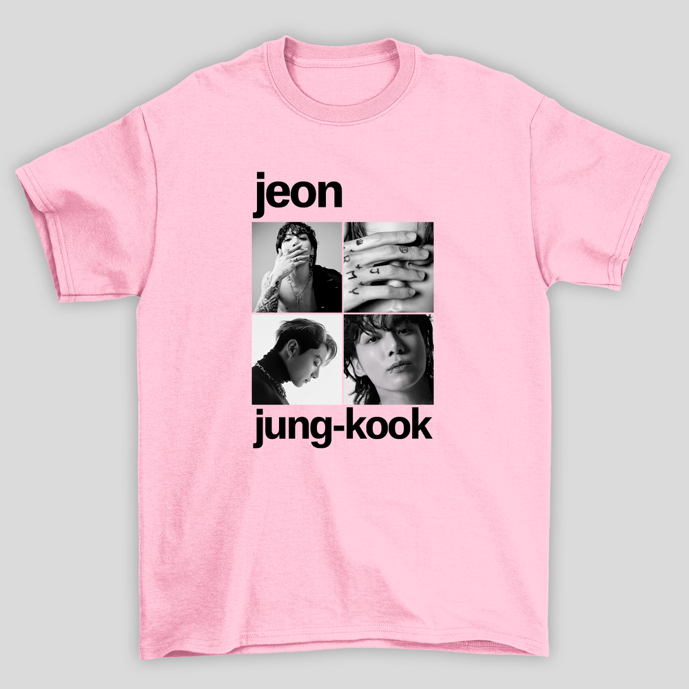 Camiseta Básica Jeon Jungkook BTS