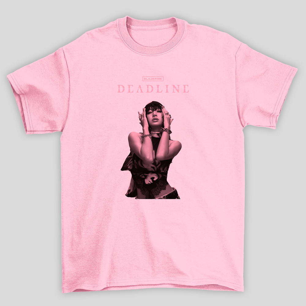 Camiseta Básica Blackpink Deadline Lisa