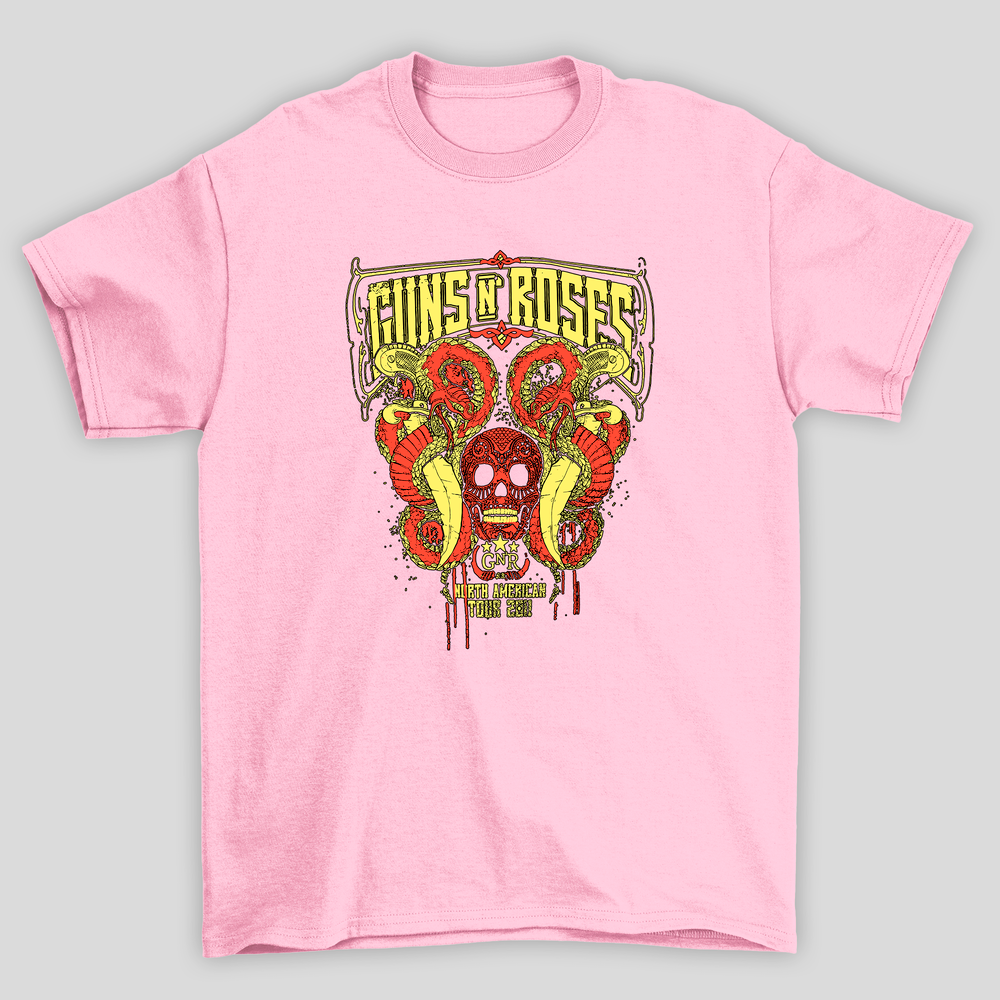 Camiseta Básica Guns N Roses North American Tour