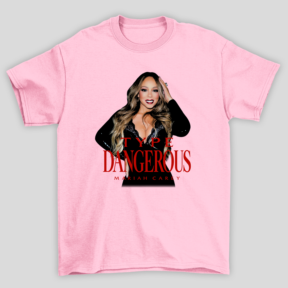 Camiseta Básica Mariah Carey Type Dangerous