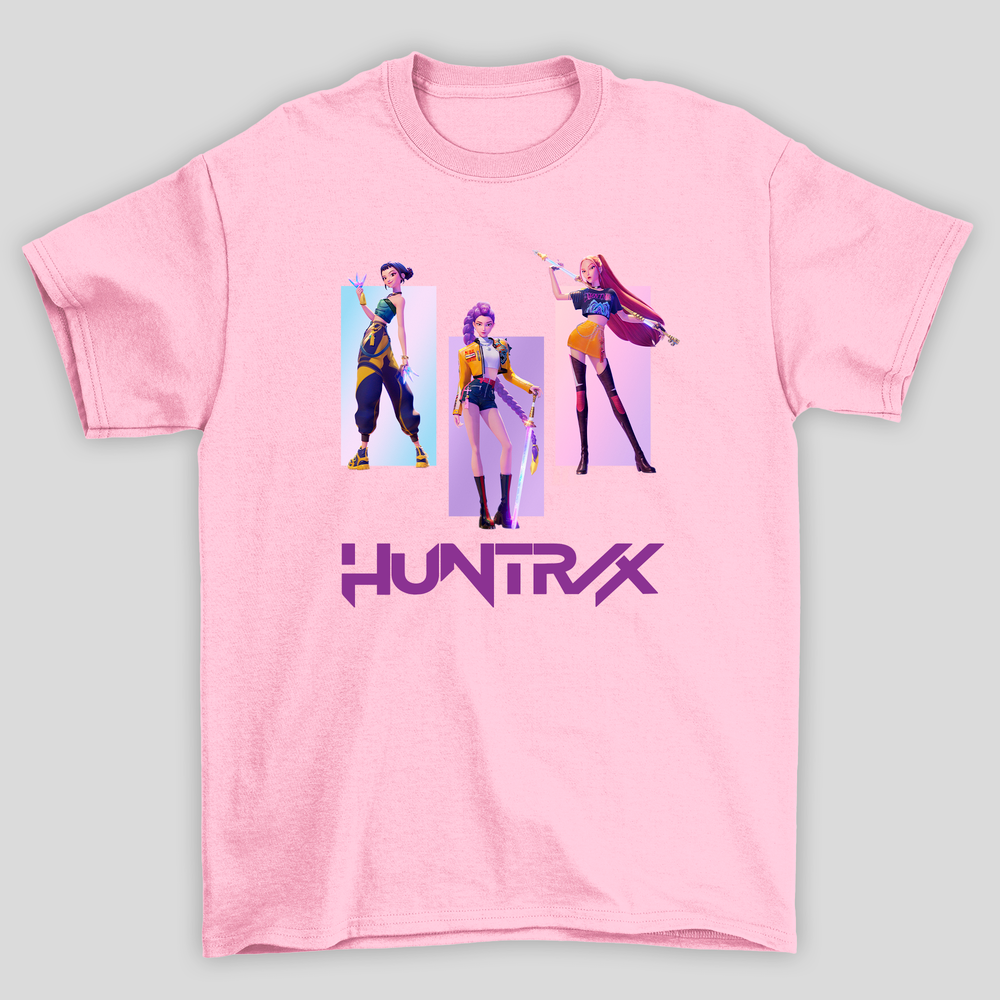 Camiseta Básica Kpop Demon Hunters Huntrix OT3