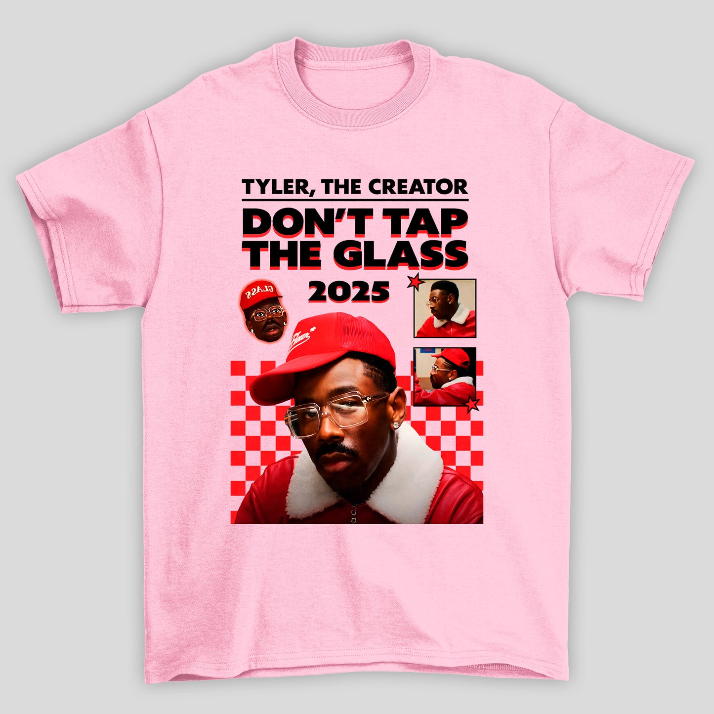 Camiseta Básica Tyler The Creator Don't Tap The Glass 2025