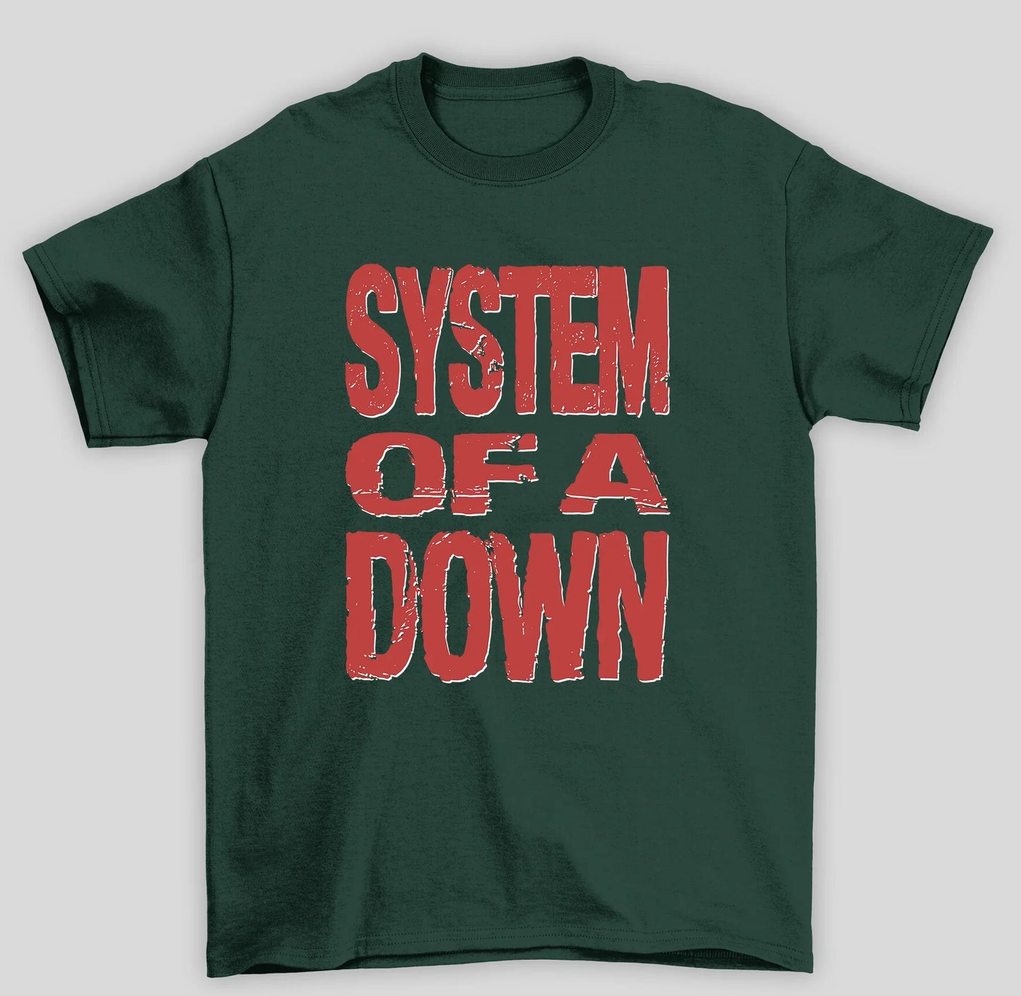 Camiseta Básica System Of A Down Red
