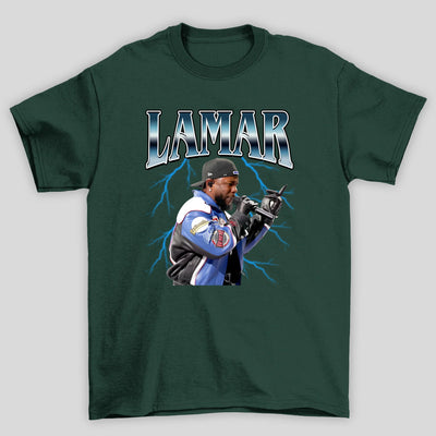 Camiseta Básica Kendrick Lamar Lightning
