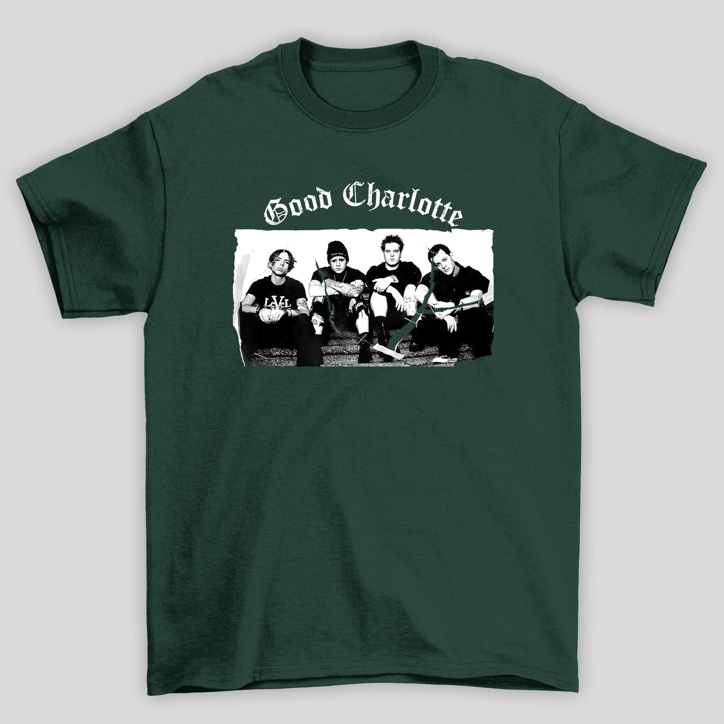 Camiseta Básica Good Charlotte Torn Photo