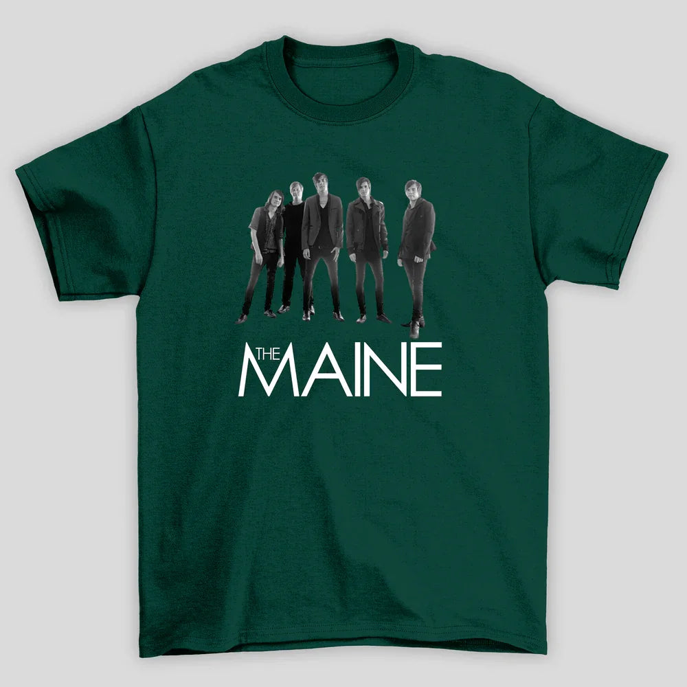 Camiseta Básica The Maine Band B&W