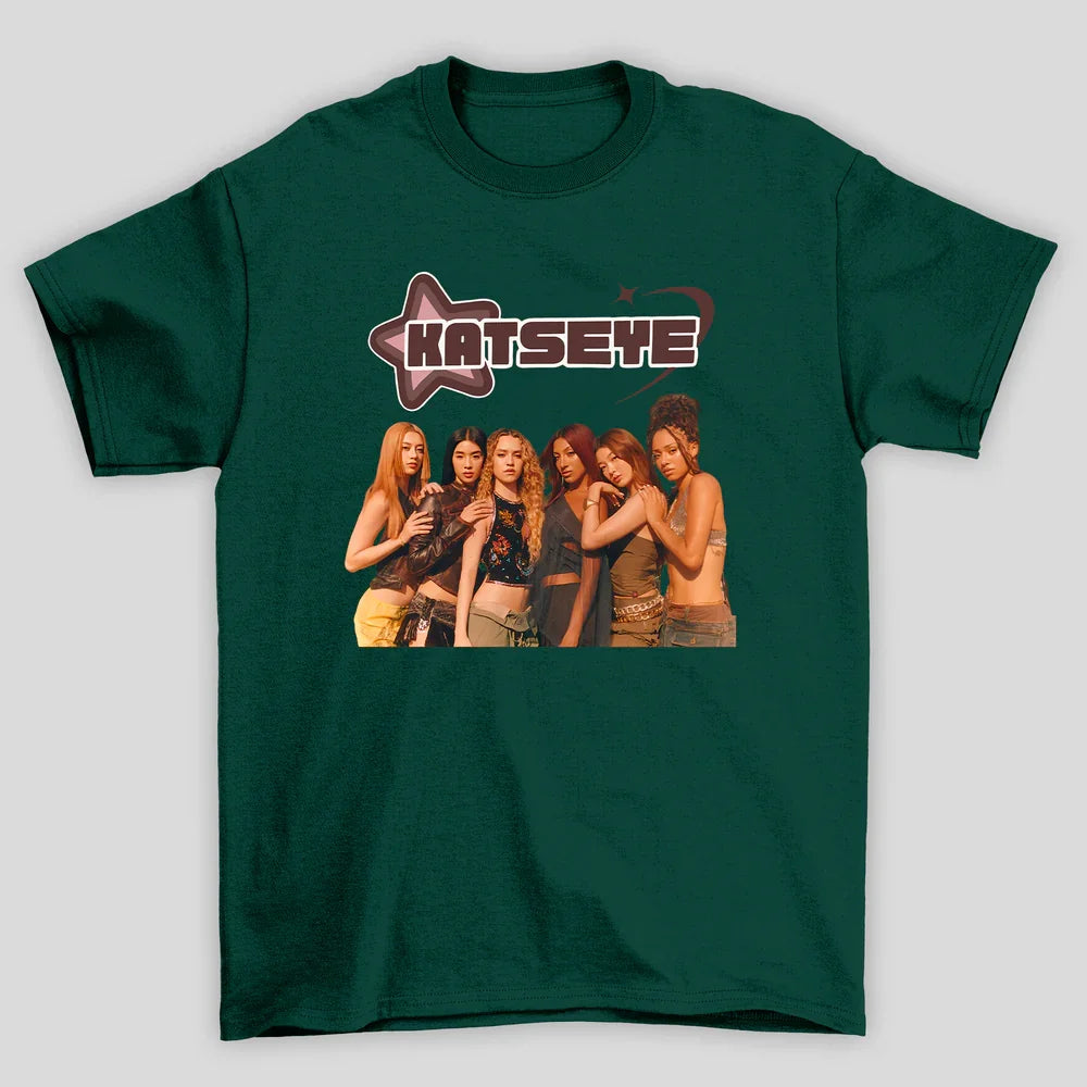 Camiseta Básica Katseye Star