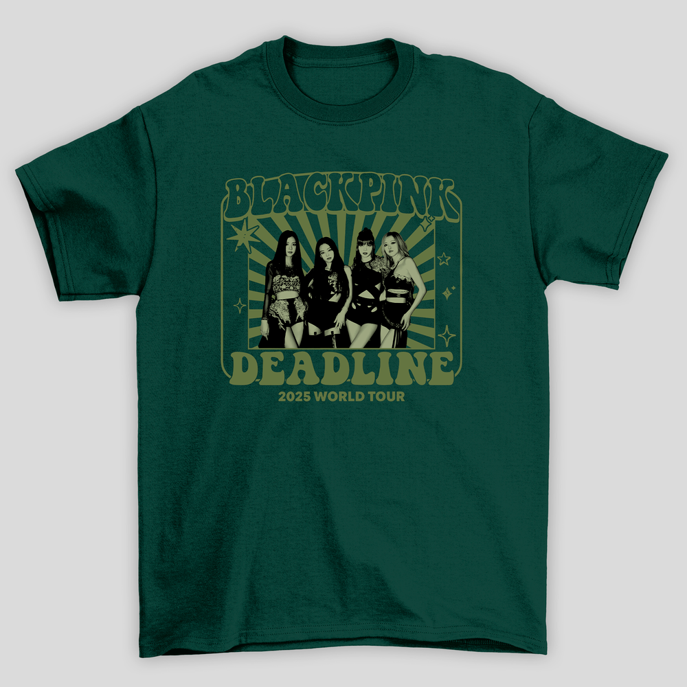 Camiseta Básica Blackpink Deadline Poster
