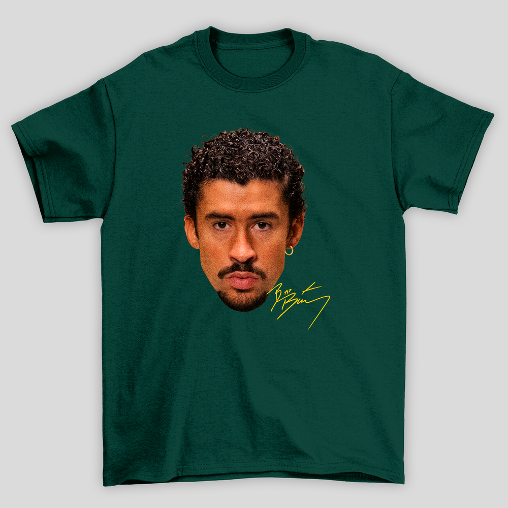 Camiseta Básica Bad Bunny Face