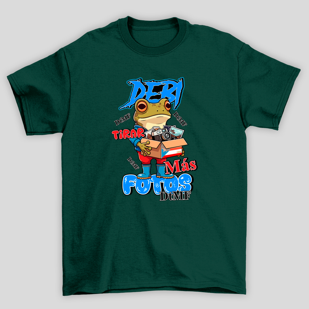 Camiseta Básica Bad Bunny DTMF Frog
