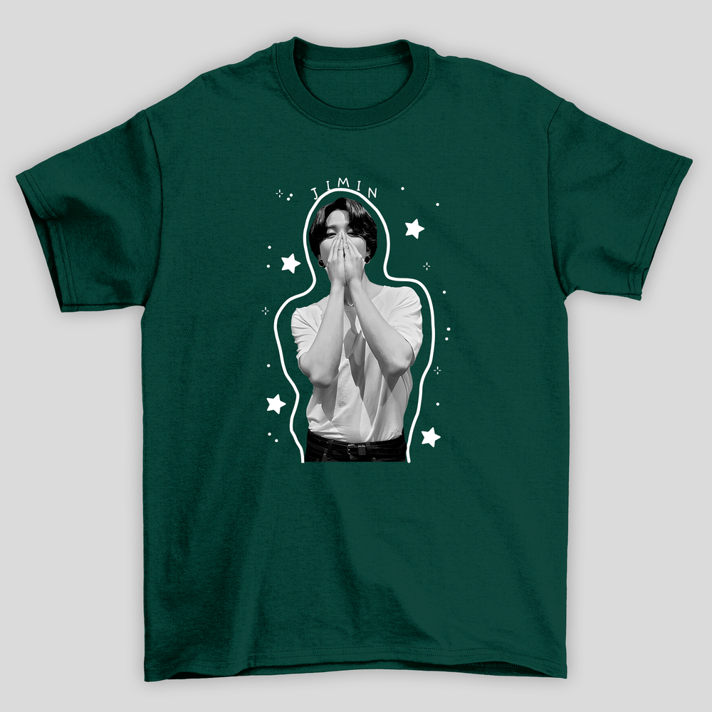 Camiseta Básica Jimin BTS Stars