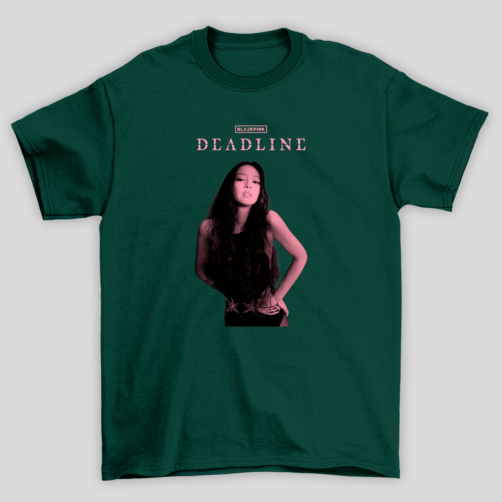 Camiseta Básica Blackpink Deadline Jennie
