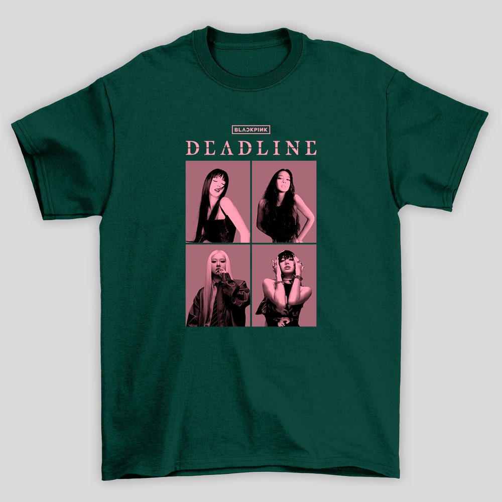 Camiseta Básica BLACKPINK Quadrinho