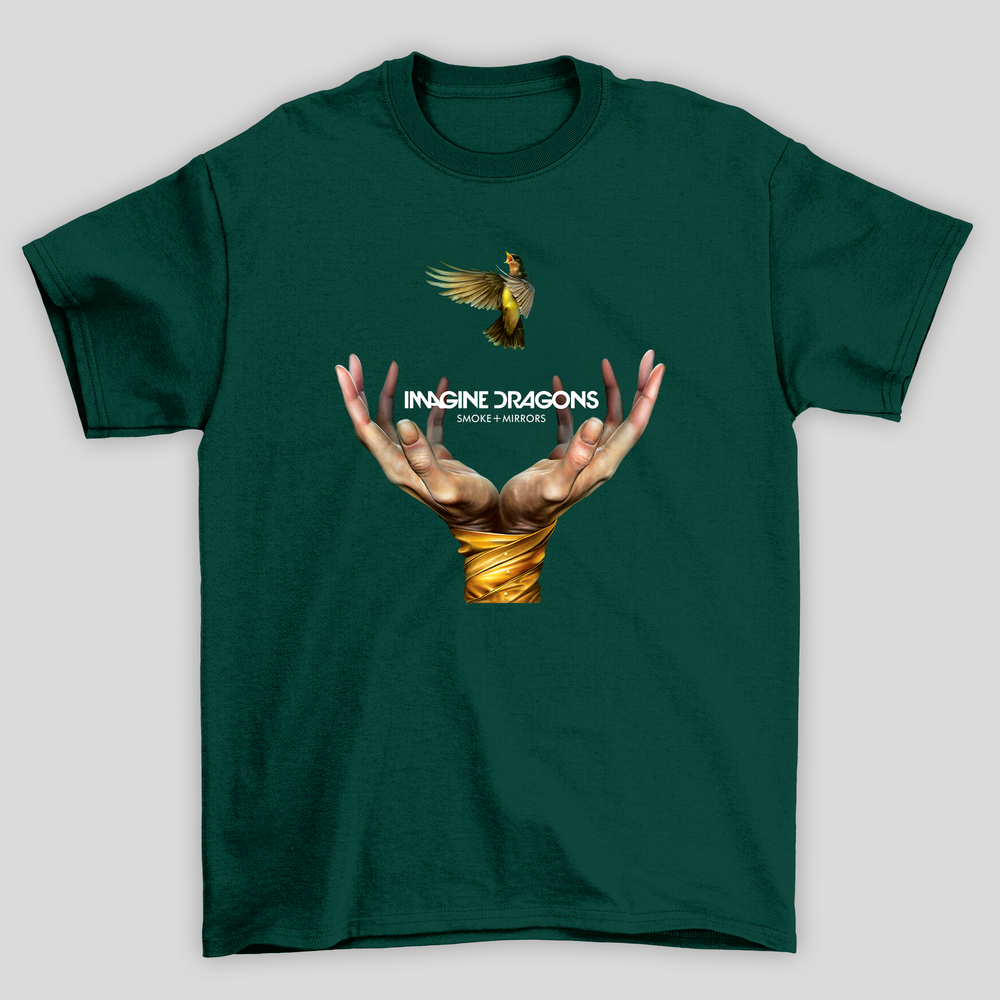 Camiseta Básica Imagine Dragons Smoke Mirros