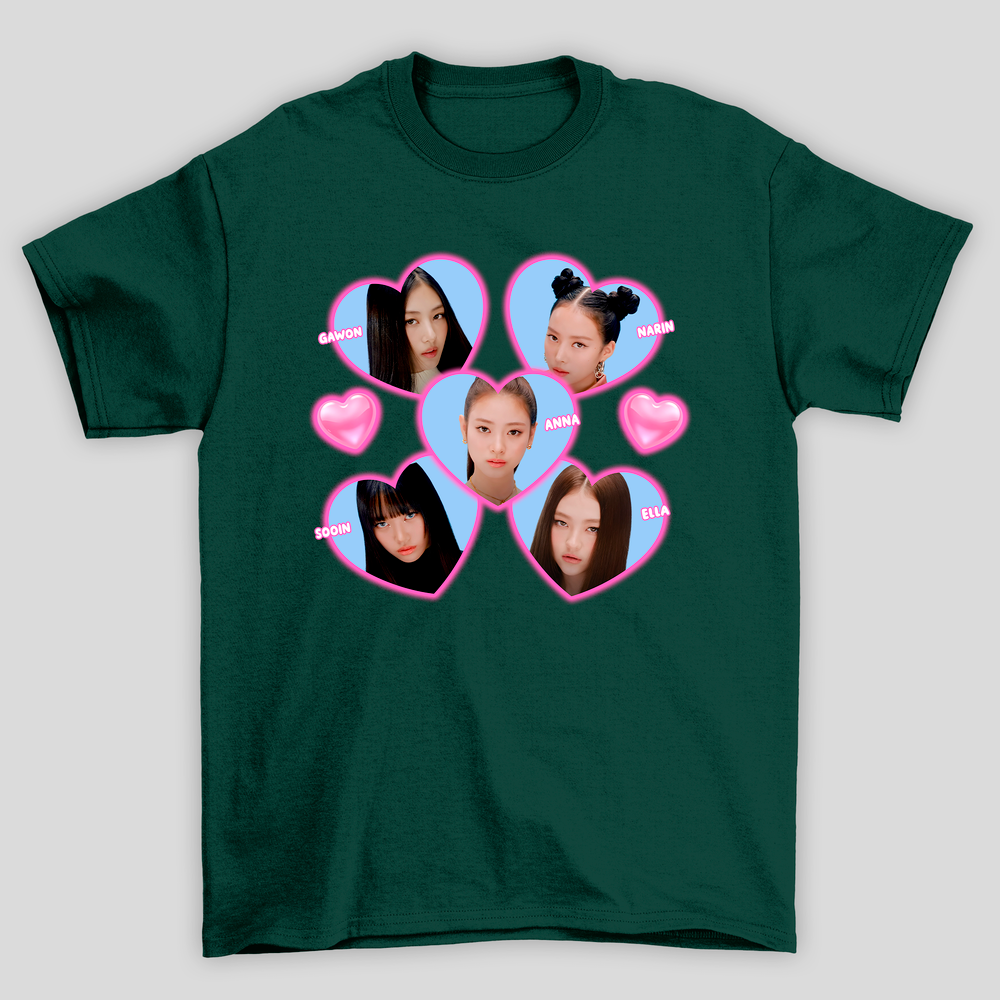 Camiseta Básica Meovv Hearts