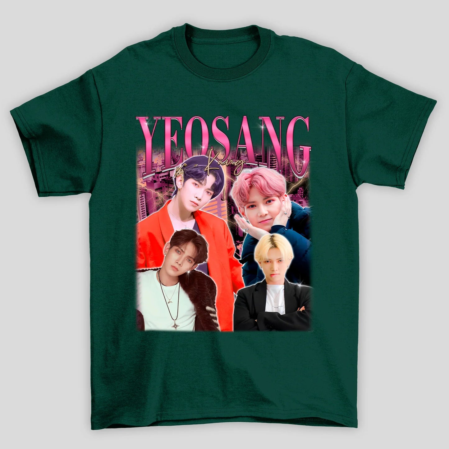 Camiseta Básica Ateez Yeosang Graphic