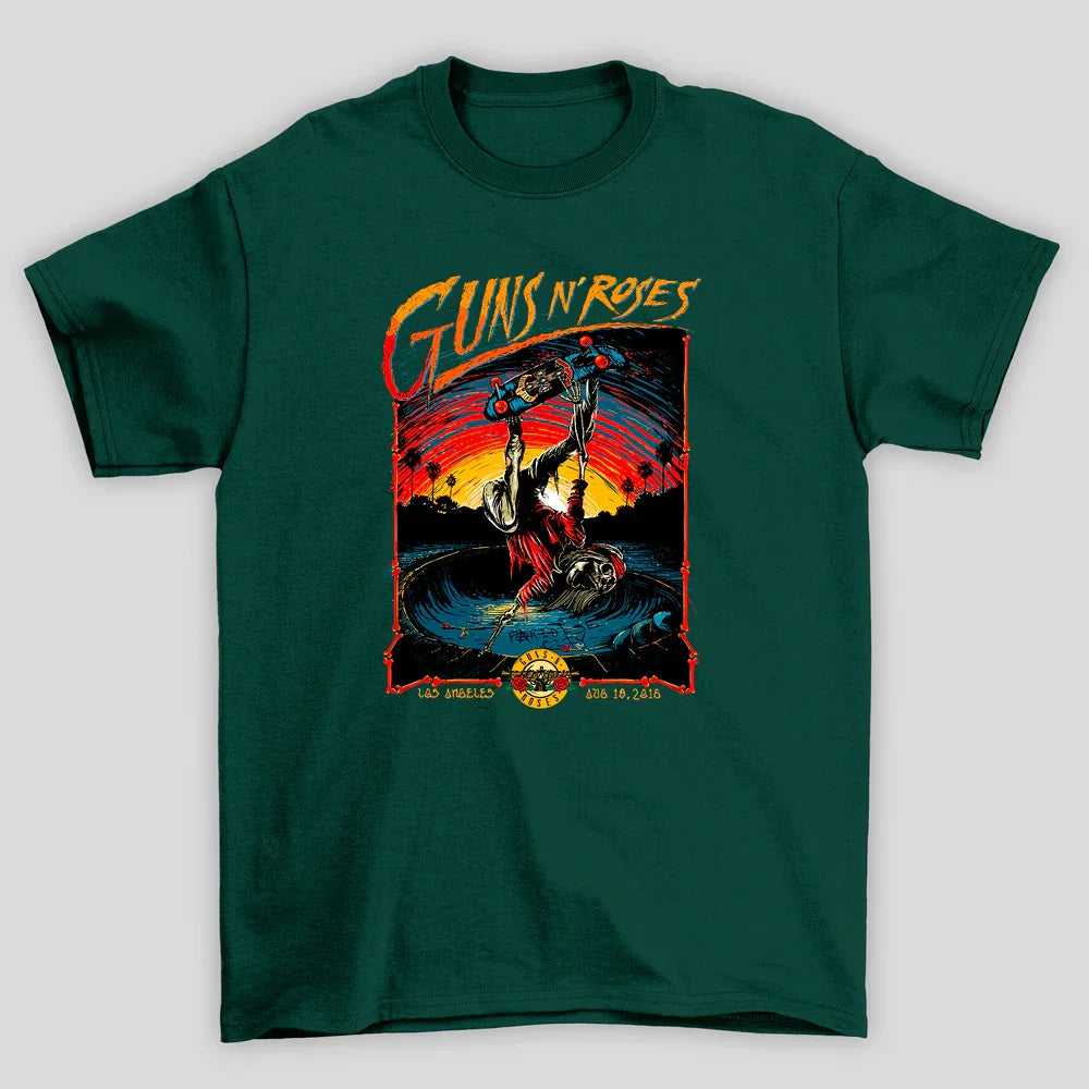 Camiseta Básica Guns N' Roses Slash 80s 90s