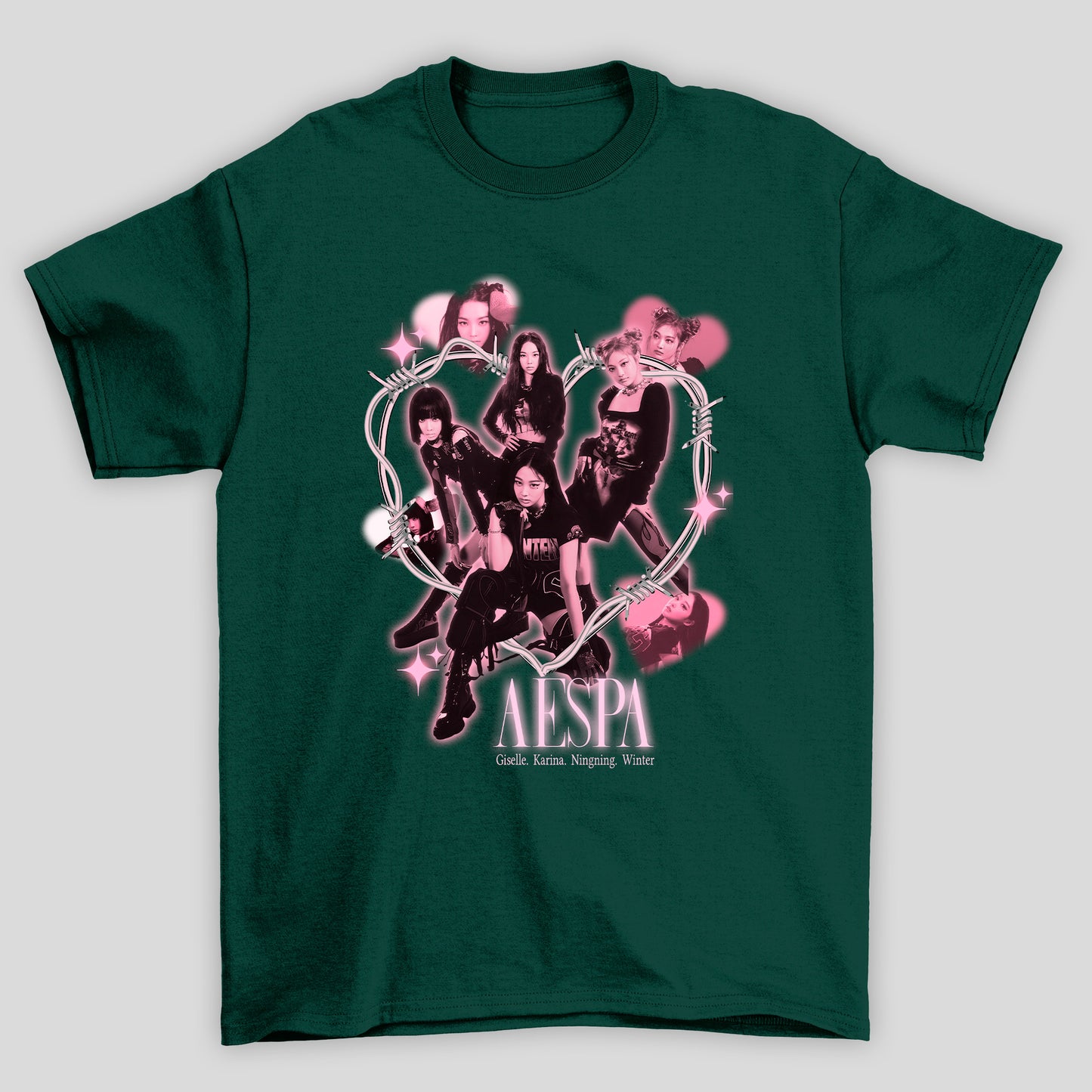 Camiseta Básica Aespa Chrome
