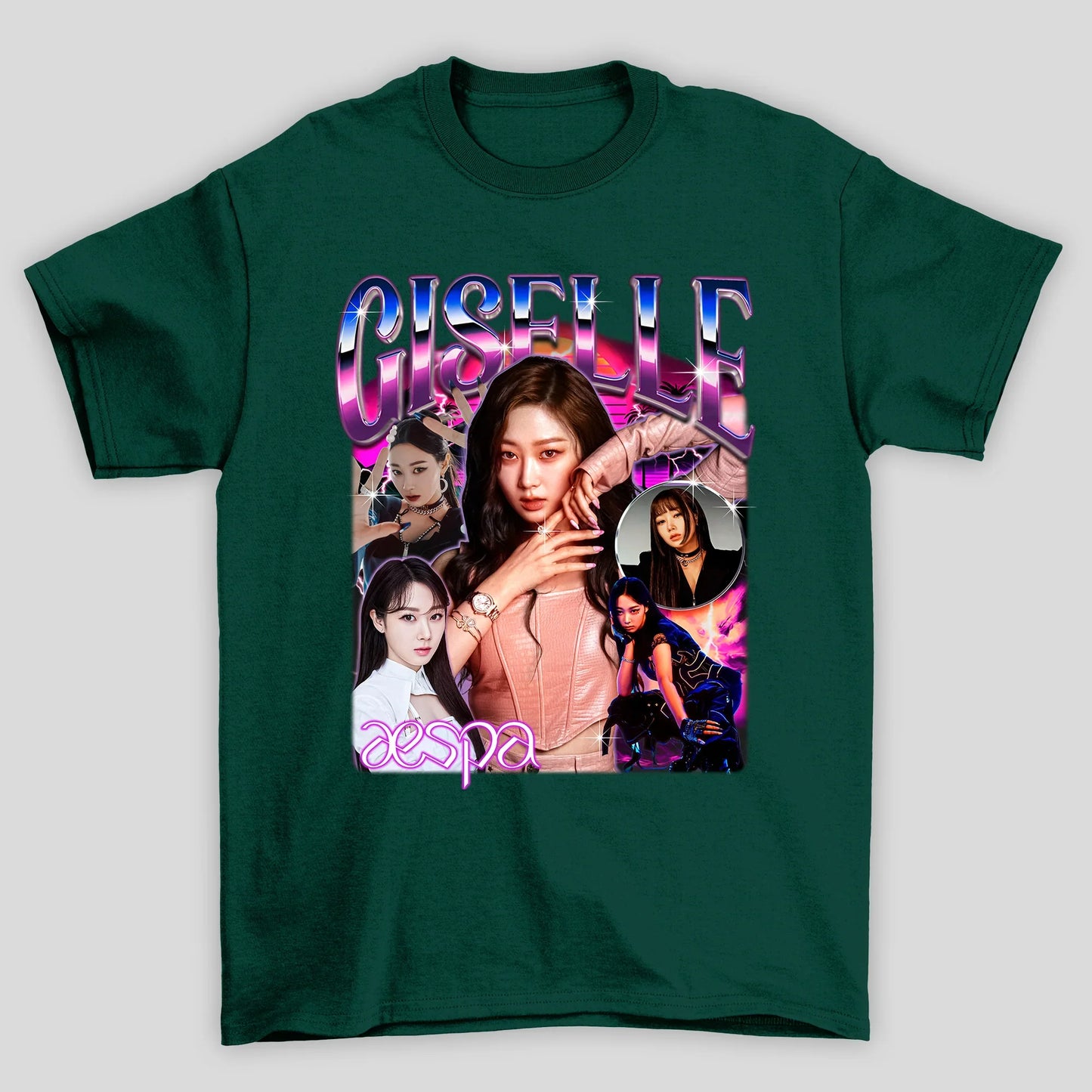 Camiseta Básica Aespa Giselle Vintage